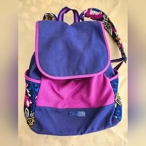 Vera Bradley Campus Backpack Large African Violet Retired